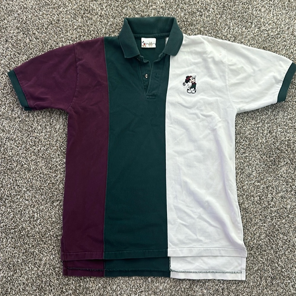 Vintage WDW Mickey Golfing Polo